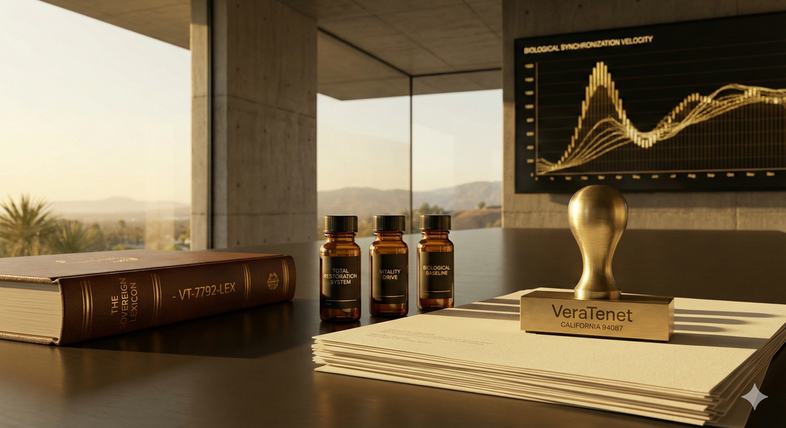 Premium supplement bottles on a desk with books representing magnesium and HPA-axis support